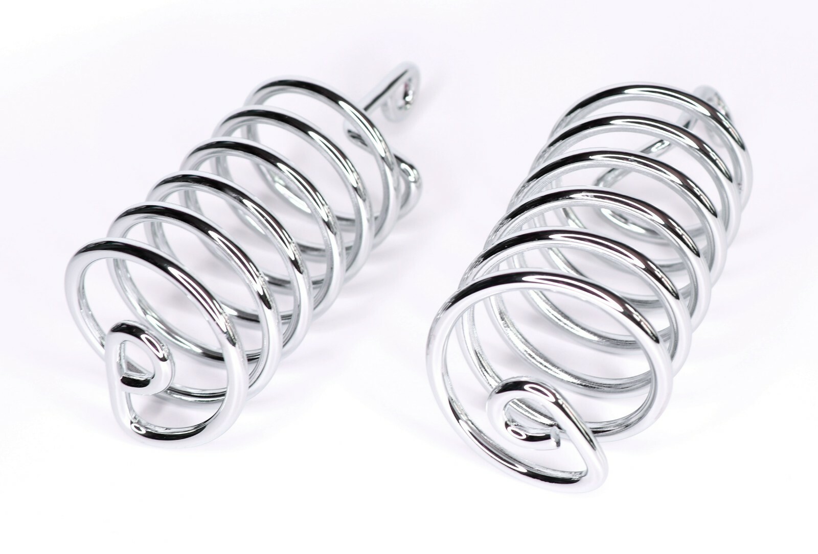 Sattel Feder Sattelfeder (Paar) für ZÜNDAPP DB200 Motorräder, verchromt, Nachbau – Bild 3