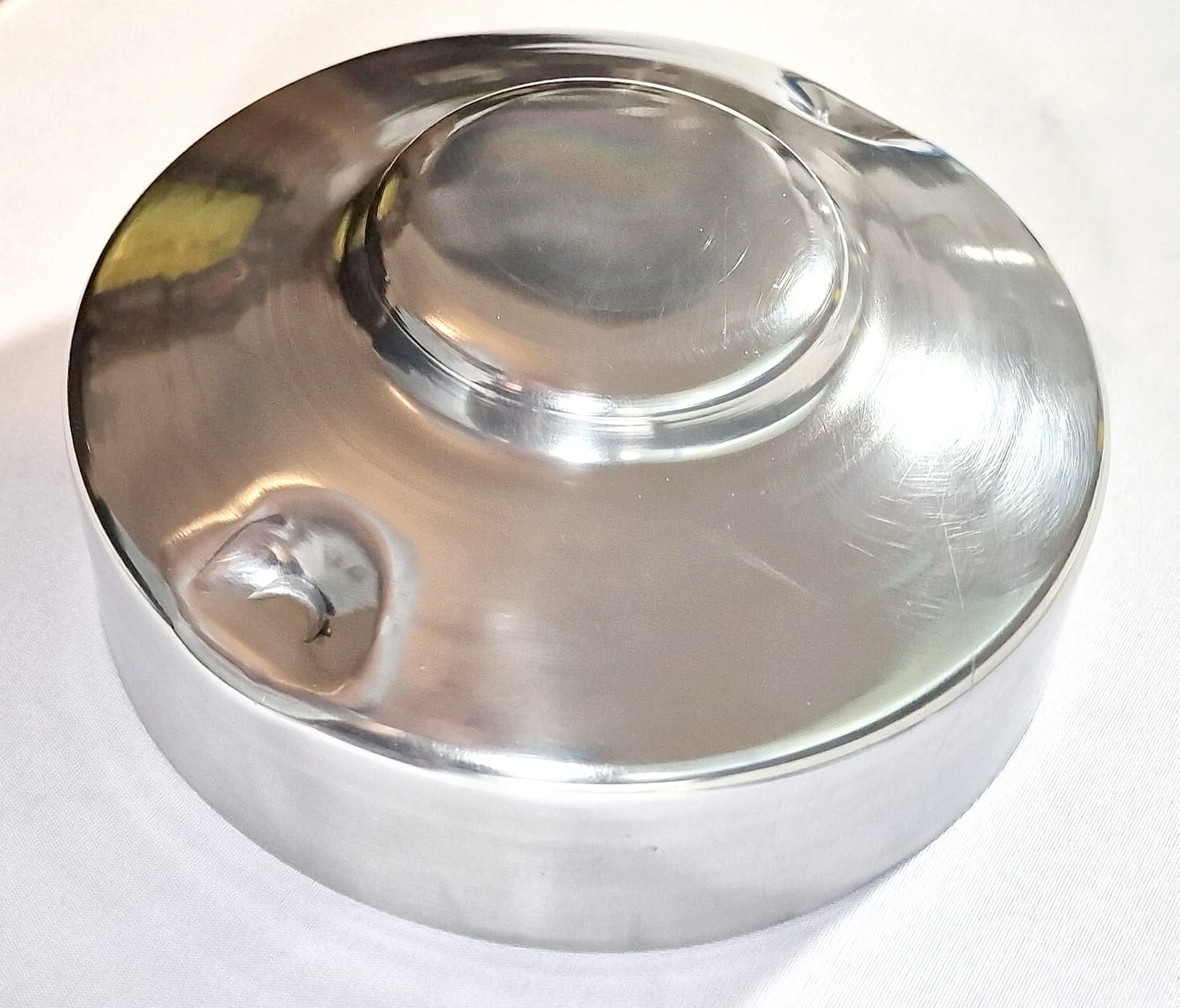 Schutzkappe f Lichtmaschine DKW NZ 250, 350 , 500, ALUMINIUM, Poliert, Nachbau – Bild 4