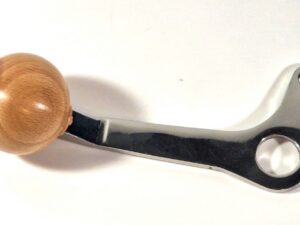 Schalthebel mit Holzgriff aus Edelstahl für DKW SB200, SB350, SB500, KS200 und KM200