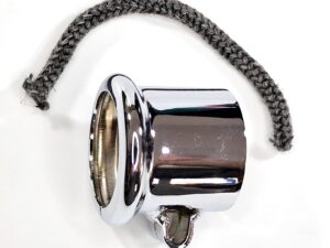 Klemmmuffe Zündapp DB200 verchromt 35 mm