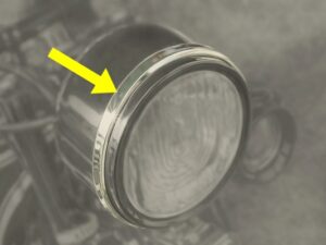 Scheinwerferring BOSCH TS150 vernickelt