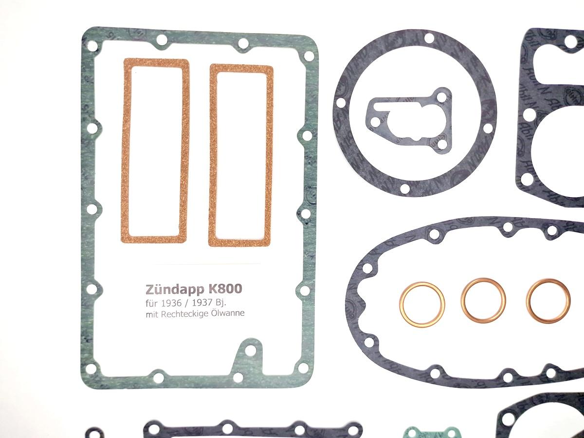 Motor Dichtungssatz Zündapp K800, 16-teilig, 1936-1937Bj – Bild 4