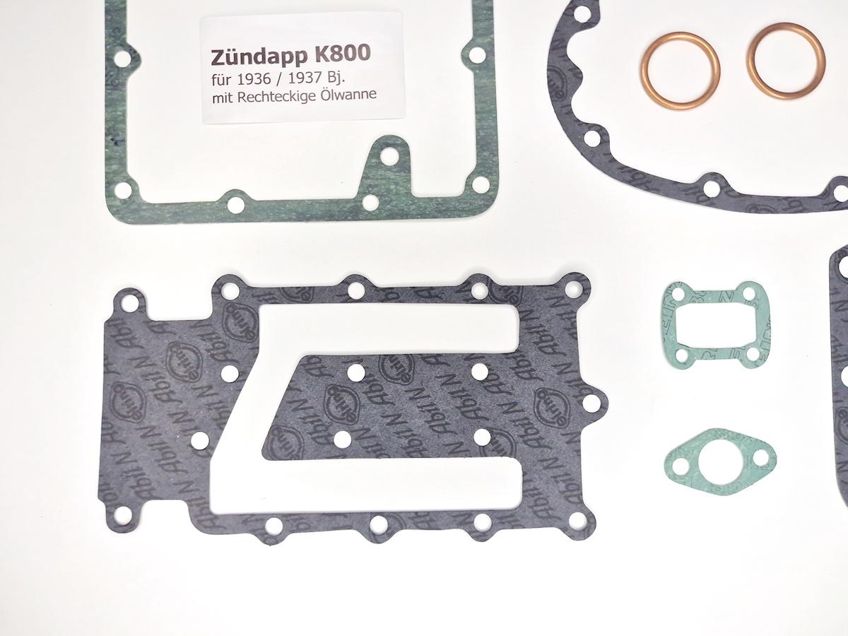 Motor Dichtungssatz Zündapp K800, 16-teilig, 1936-1937Bj – Bild 5