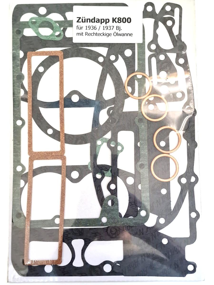Motor Dichtungssatz Zündapp K800, 16-teilig, 1936-1937Bj – Bild 8