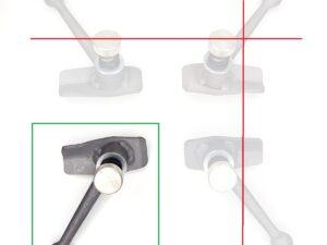 Drehknebel M8 Form 2 für Packtaschenhalter BMW DKW NSU Zündapp