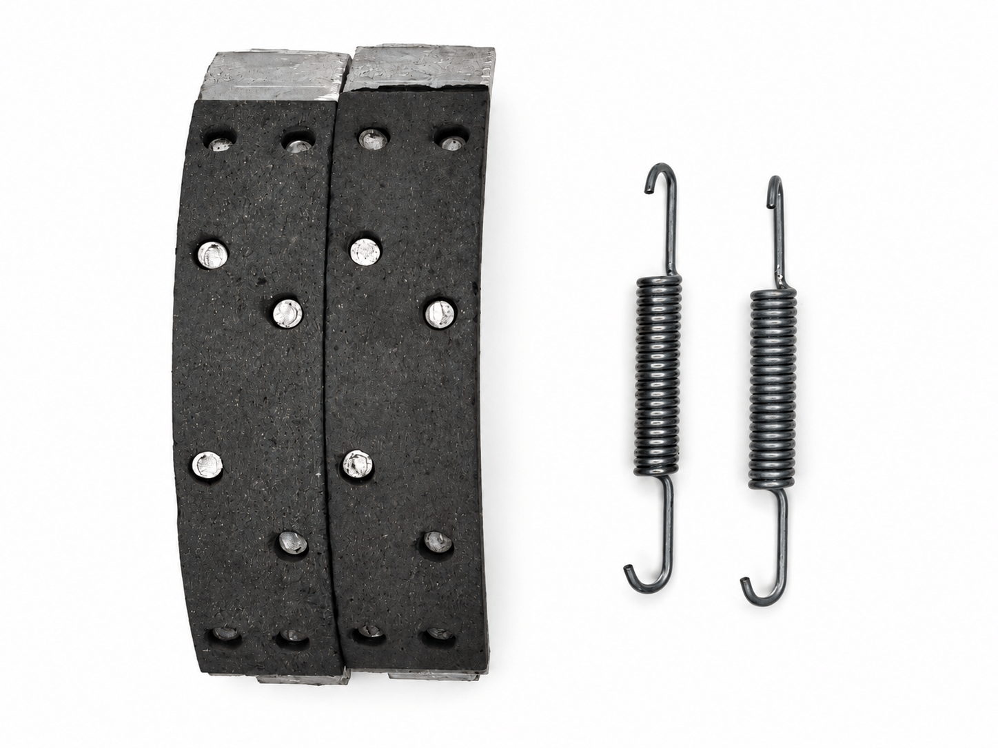Bremsbacken-Satz für Dnepr K750, MW750, Ural M72 – vorn/hinten, genietete Beläge – Bild 3