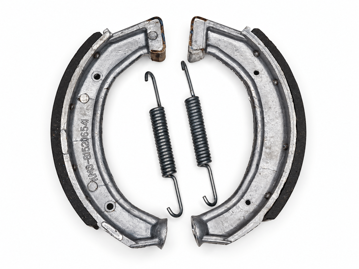 Bremsbacken-Satz für Dnepr K750, MW750, Ural M72 – vorn/hinten, genietete Beläge – Bild 4