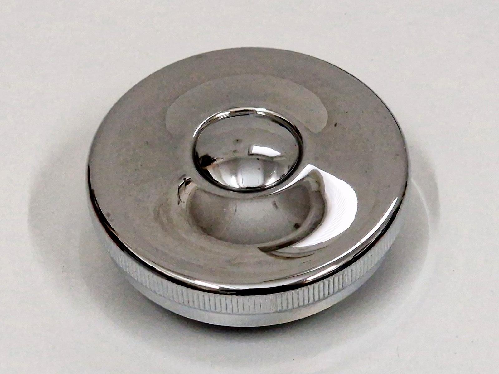 Verchromter Tankdeckel für NSU 201, 251, 351 und 501 OSL – kleine Ausführung, Ø 77 mm
