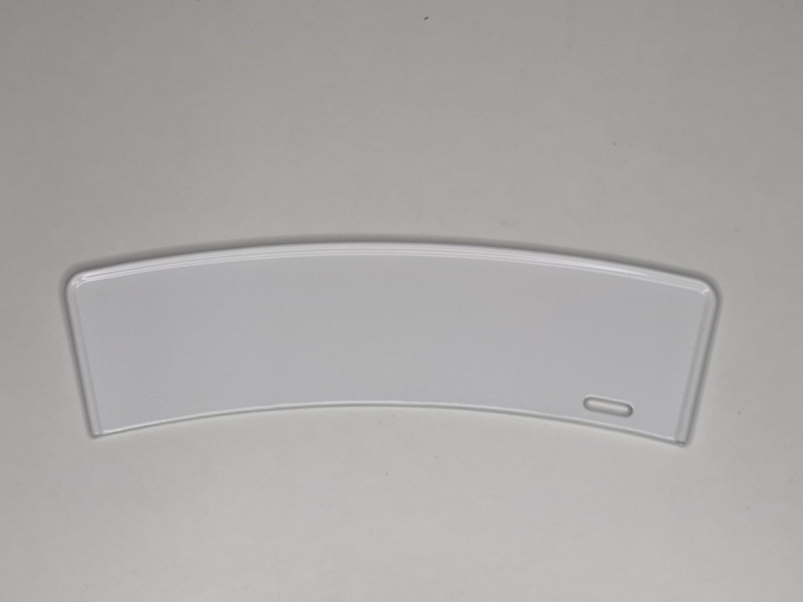 Vorderes Nummernschild für BMW, DKW, IZH, NSU, Zündapp – weiß, 280 mm, 1 Befestigungsloch – Bild 2